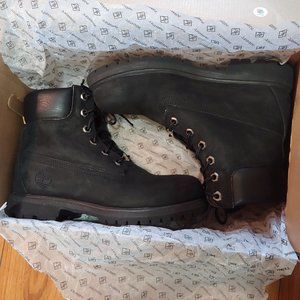 Timberland 6" Premium Black Boot (Size 6)